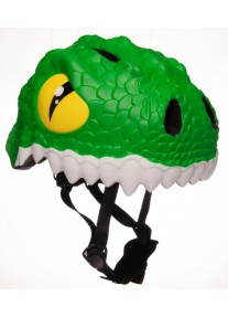 Шлем Green Crocodile by Crazy Safety 2020 (зеленый крокодил) детский 