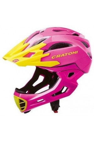Шлем FullFace - Cratoni - C-Maniac Pink/Yellow