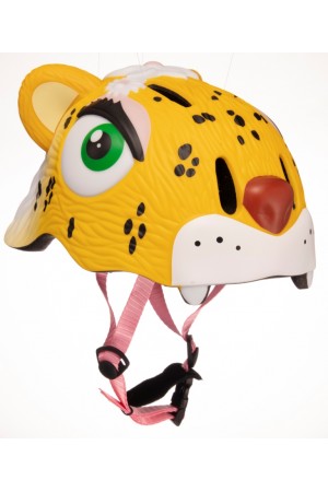 Шлем Yellow Leopard by Crazy Safety 2020 (желтый леопард) детский 