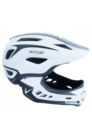 Мешок в подарок - Шлем FullFace -"M"- Raptor (White/Black) -  JetCat